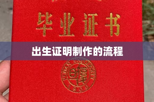 榕城出生证明制作的流程