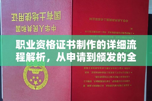 榕城职业资格证书制作的详细流程解析，从申请到颁发的全方位指南